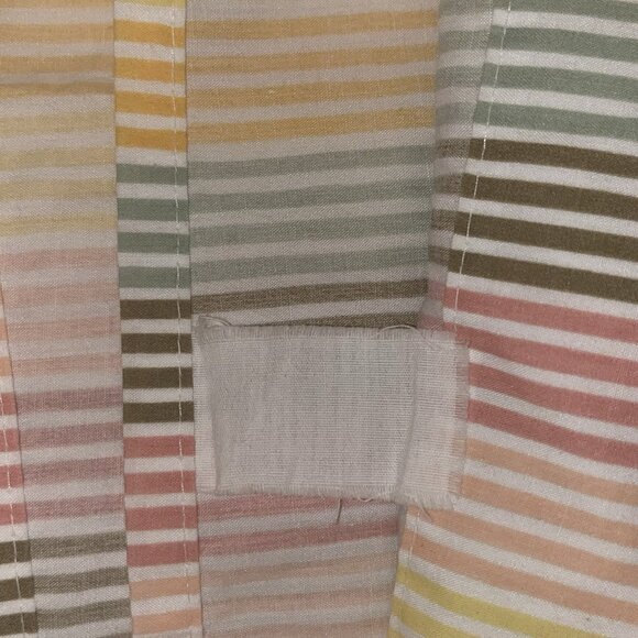 JP Stevens & Co Colorful Striped Queen Flat (Top) Sheet Multicolor Summer Vibe - Picture 5 of 5